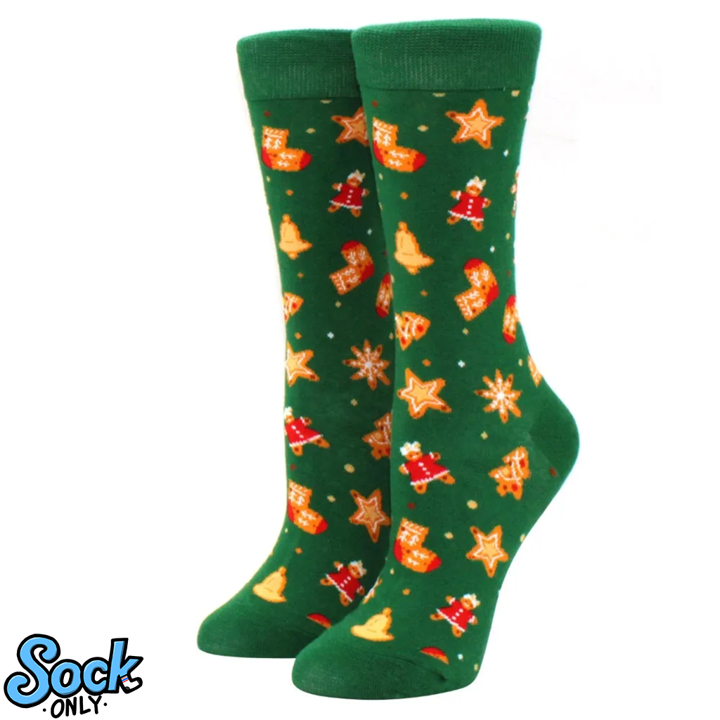 New Christmas Santa Claus Women's Socks Elk Tide Socks Christmas Tree Geometric Cotton Happy Funny Men Middle tube Socks