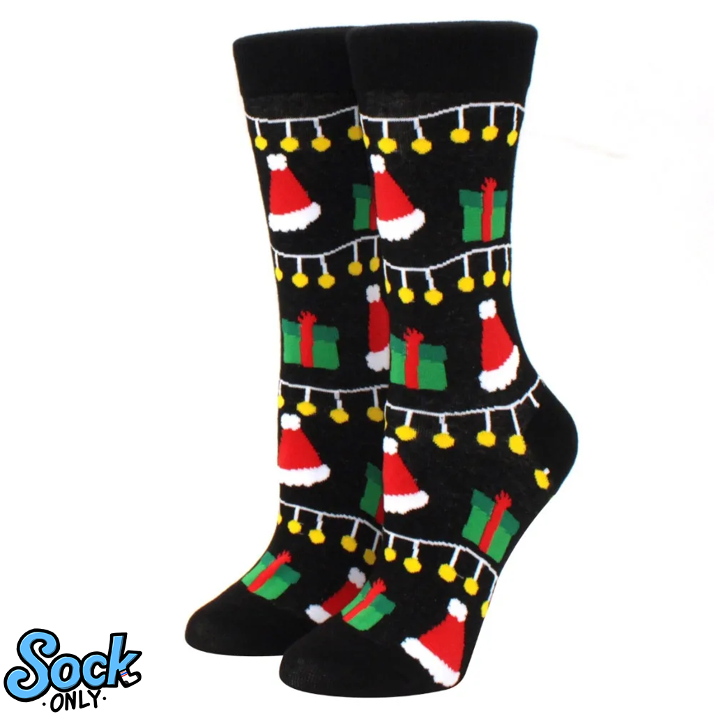 New Christmas Santa Claus Women's Socks Elk Tide Socks Christmas Tree Geometric Cotton Happy Funny Men Middle tube Socks