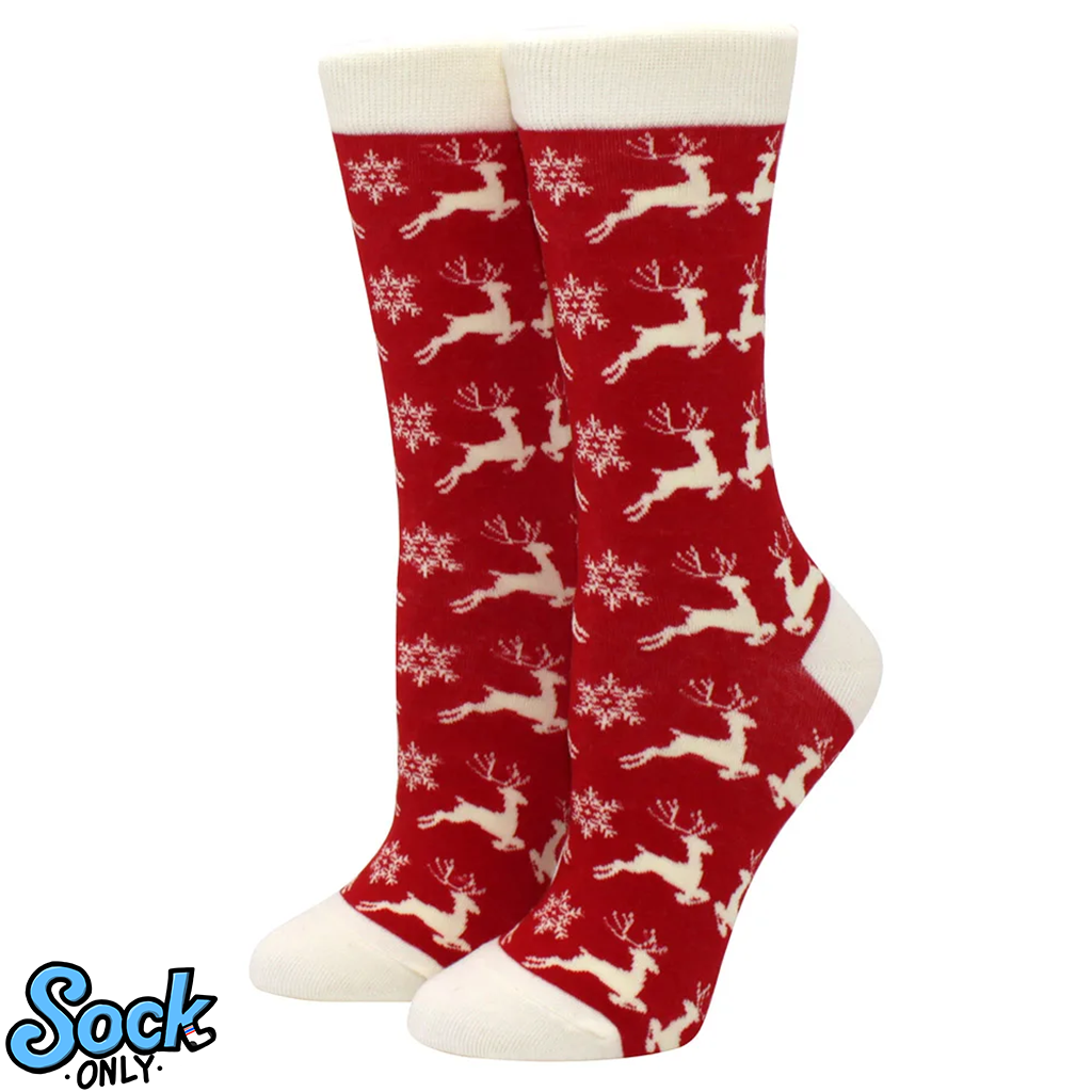 New Christmas Santa Claus Women's Socks Elk Tide Socks Christmas Tree Geometric Cotton Happy Funny Men Middle tube Socks