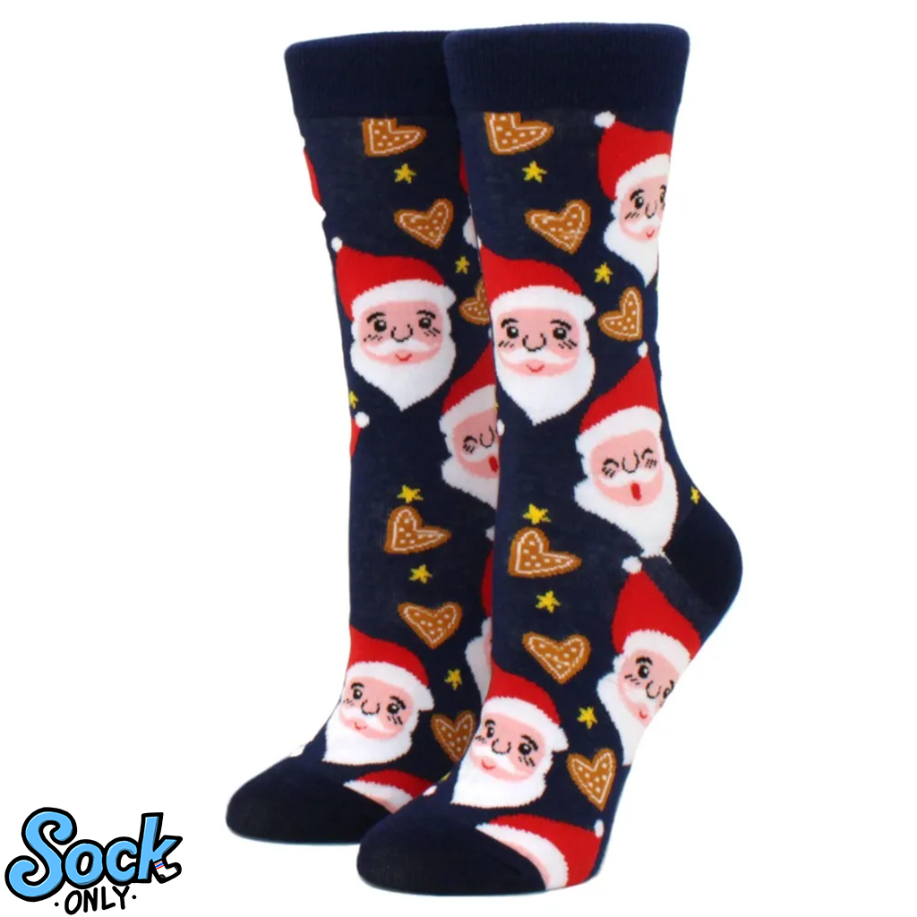 New Christmas Santa Claus Women's Socks Elk Tide Socks Christmas Tree Geometric Cotton Happy Funny Men Middle tube Socks