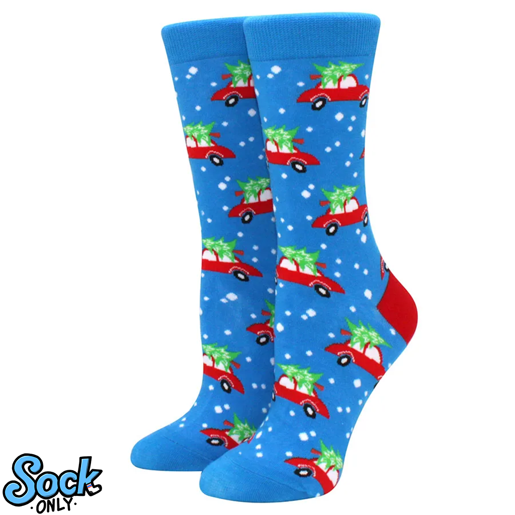 New Christmas Santa Claus Women's Socks Elk Tide Socks Christmas Tree Geometric Cotton Happy Funny Men Middle tube Socks