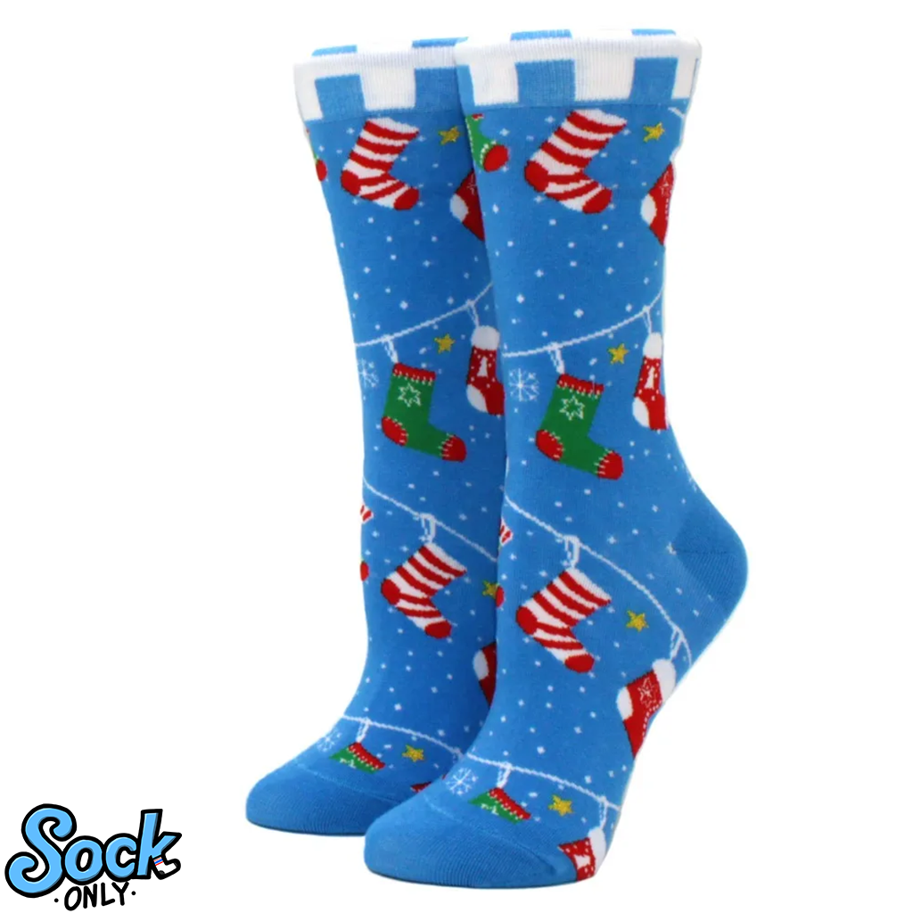 New Christmas Santa Claus Women's Socks Elk Tide Socks Christmas Tree Geometric Cotton Happy Funny Men Middle tube Socks